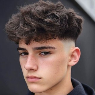 mid taper textured fringe